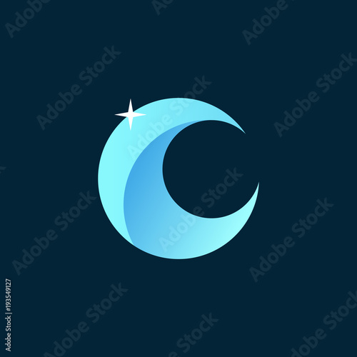 Moon Emblem for Ramadan and...