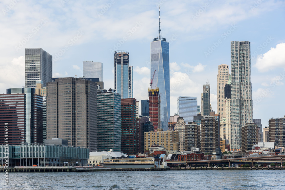 Obraz premium Lower Manhattan from Brooklyn