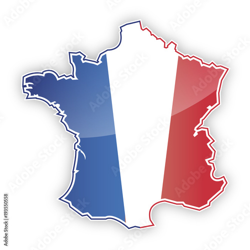 FRANCE TRICOLORE + ombre (alpha)