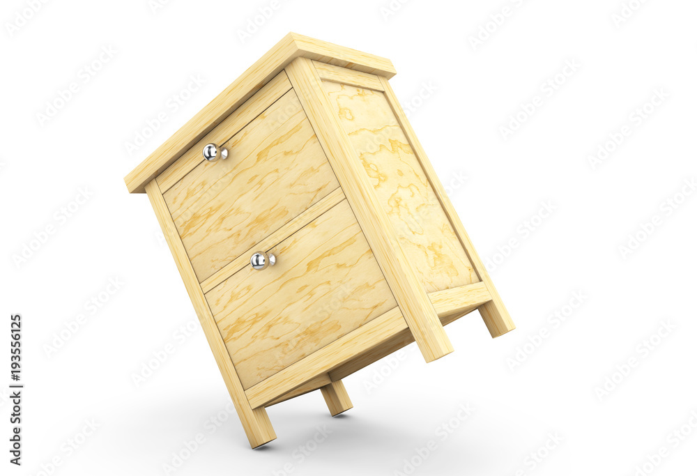 3d render of television bedside table 3d render of television bedside table