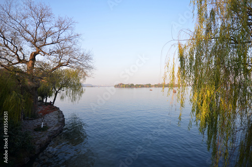 Fototapeta Naklejka Na Ścianę i Meble -  Landscape of West lake in Hangzhou, China