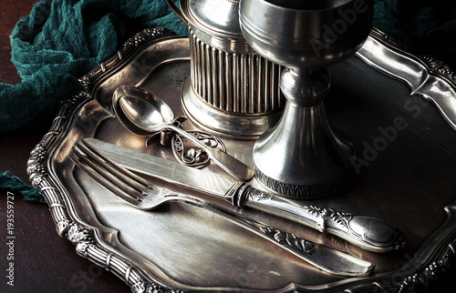 Old silver ware