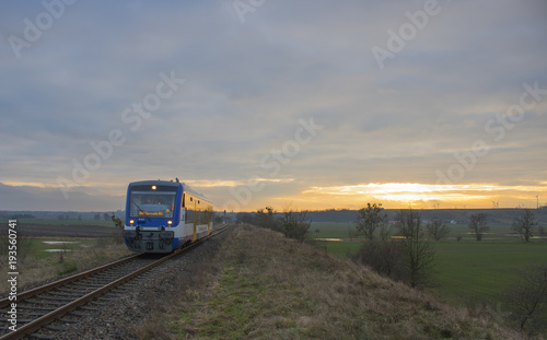 BR650 z pociągiem RB91 do Frankfurtu nad Odrą