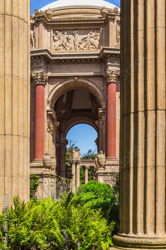 Column Frame of the Palace of Fine Arts - San Francisco, California, USA