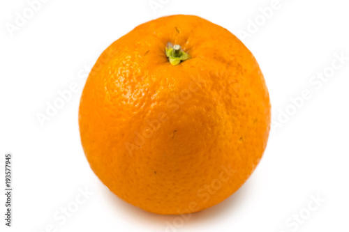 Orange fruit isolated on white