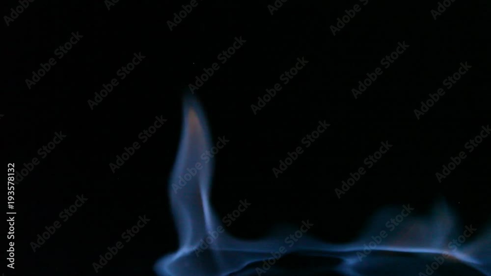 Fire flames on a black background as symbol of gas and oil industry