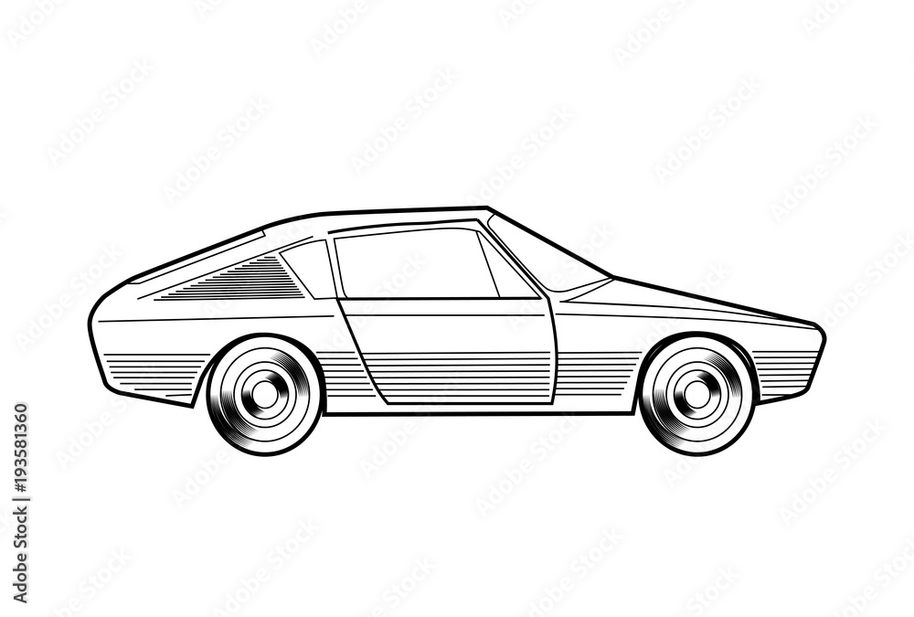 Obraz premium Car vector illustration