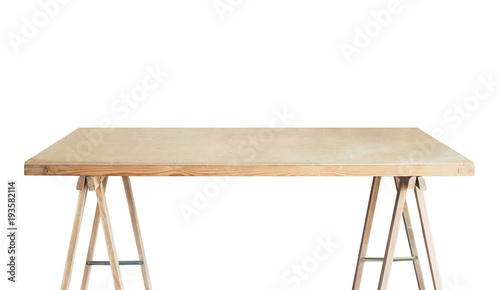 Konstfotografi Wooden workshop table