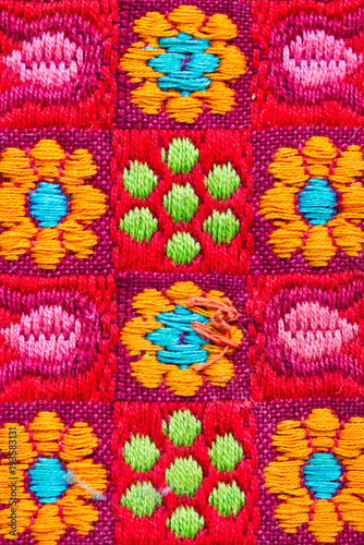 fabric pattern close up