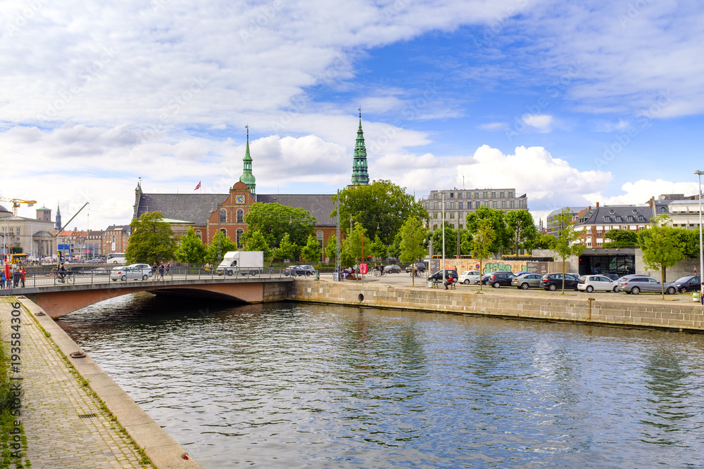 Obraz premium Denamrk - Zealand region - Copenhagen - renaissance Church of Holmen by the Holmens Canal