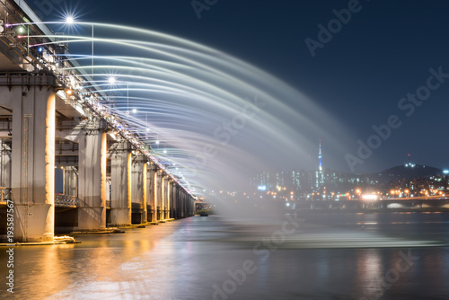 Photography Die Banpo-Brücke von Seocho nach Yongsan in Seoul