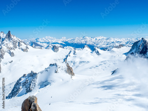 Mont Blanc mountain in France © jeafish