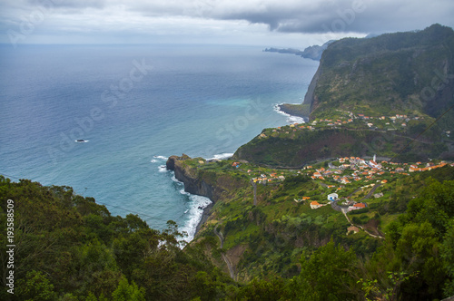 View to Faial and Atlantic Ocean, Madeira, Portugal