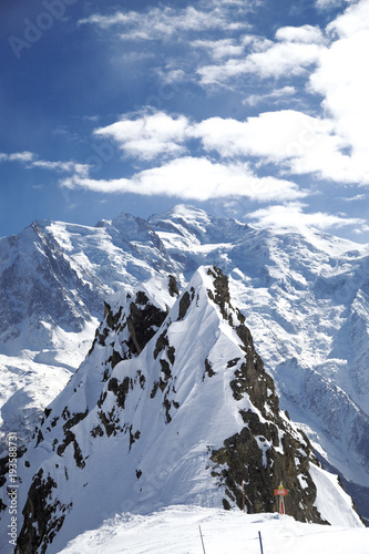 Winter mountain landscape