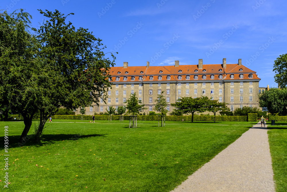 Denmark - Zealand region - Copenhagen city center - panoramic view of the royal King’s Garden Kondens Have park
