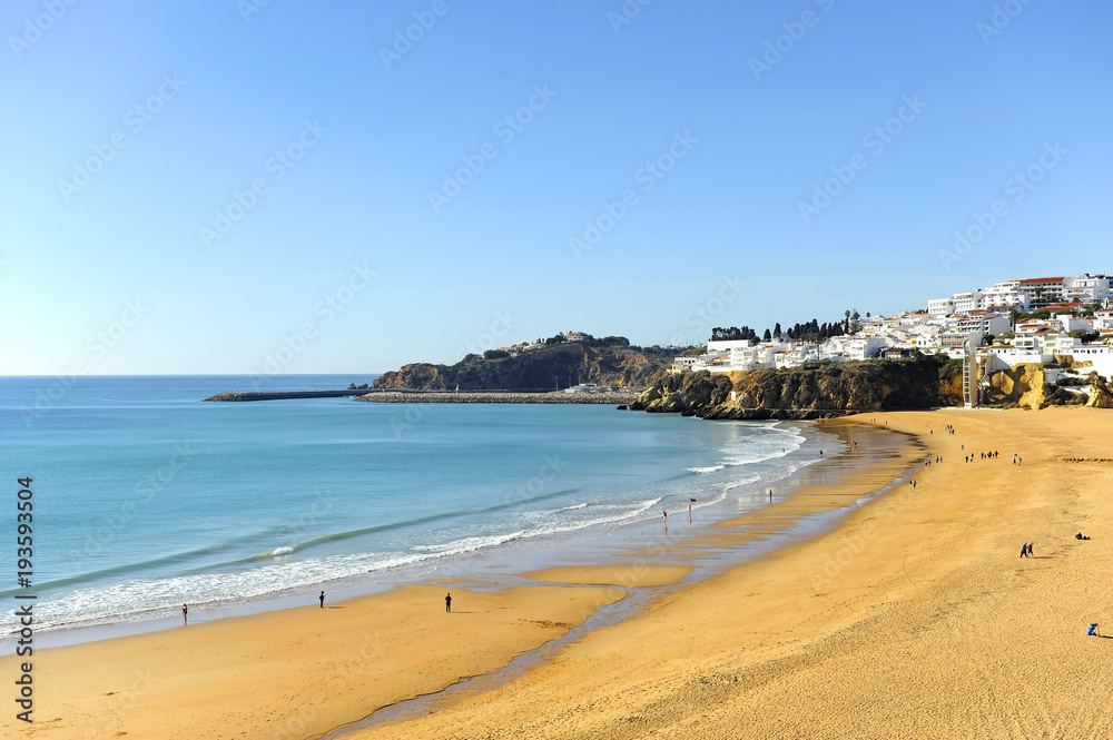 Albufeira beach, beaches of Algarve, south of Portugal, Europe