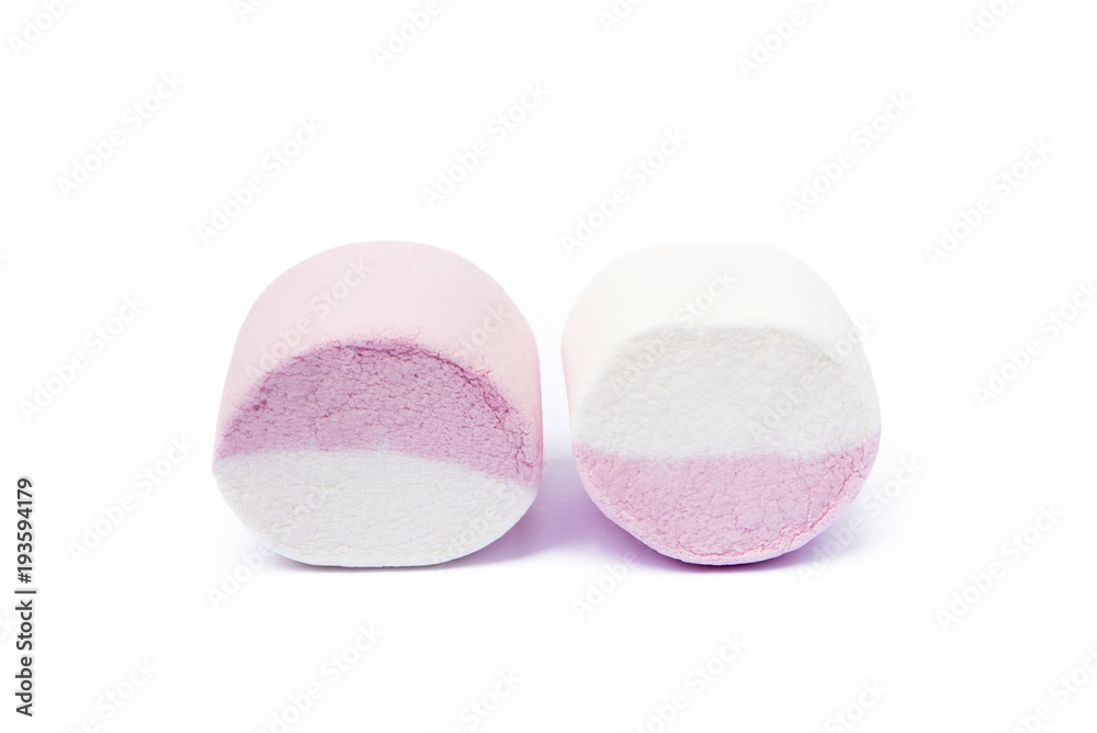 marshmallow sweet isolated on white background