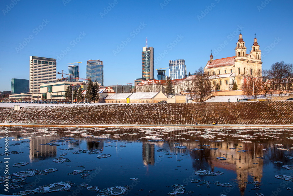 Vilnius, on the Right Bank of the Neris River