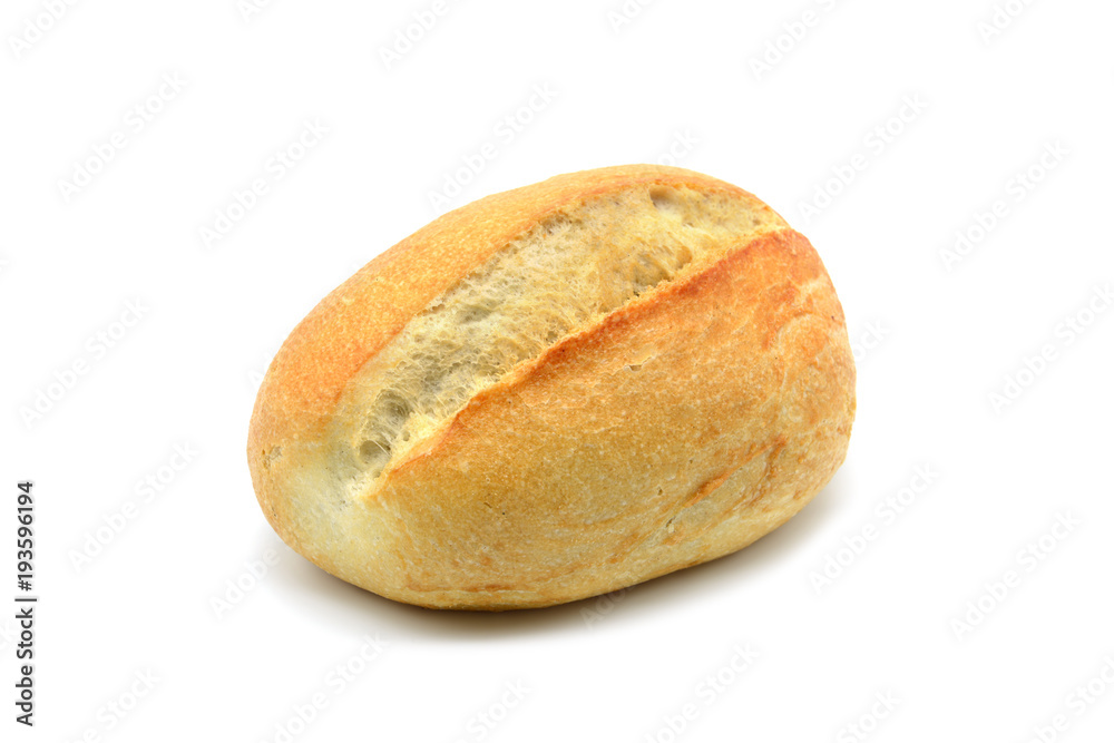 german bread roll on white isolated background german bread roll on white isolated background