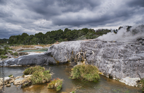 New Zealand, North Island, Wai-O-Tapu, Pohutu Geyser photo