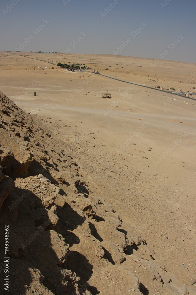 The view from the top of the red pyramid The view from the top of the red pyramid