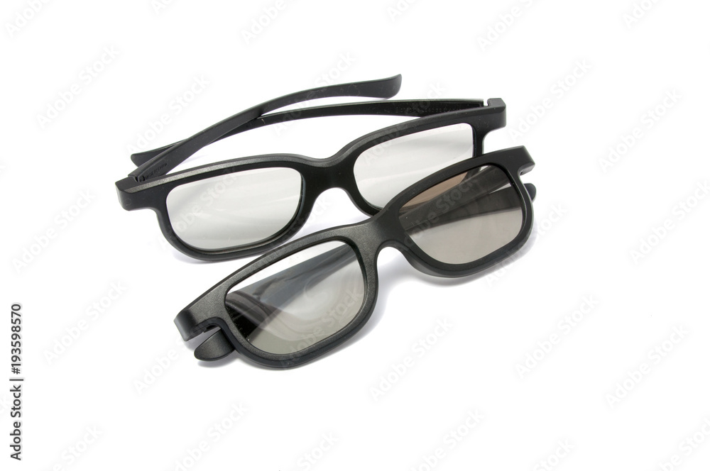 3d glasses for cinema isolated on the white 3d glasses for cinema isolated on the white