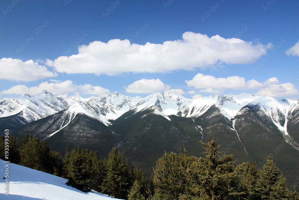 Blick vom Sulphur Mountain bei Banff, Kanada