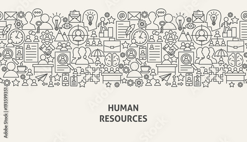 Human Resources Banner Concept