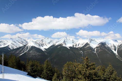 Blick vom Sulphur Mountain bei Banff, Kanada