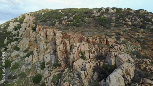 San Diego, CA - Pyles Peak Trail - Drone Video. Aerial Video of Pyles Peak Trail is a 6 mile lightly trafficked out and back trail located near San Diego, CA that features beautiful wild flower photo