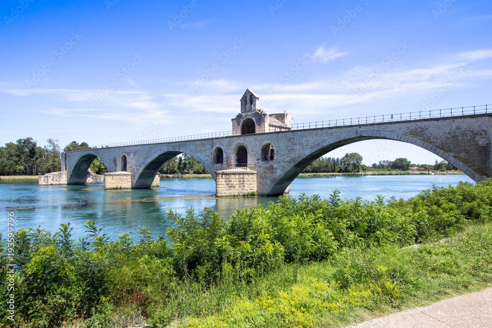 Fototapeta premium Saint Benezet bridge, Avignon, France