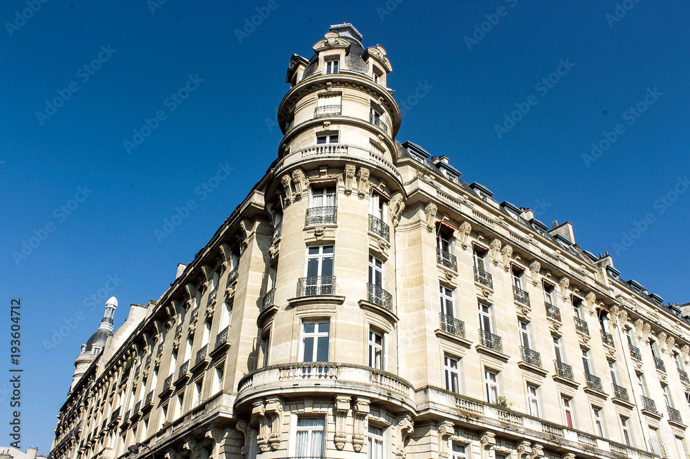 Haussmann's architecture of Paris. Paris. France