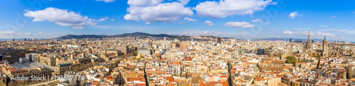 Panorama de Barcelone en Catalogne  Espagne