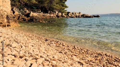 Fototapeta Naklejka Na Ścianę i Meble -  pebbles on a beach in Croatia