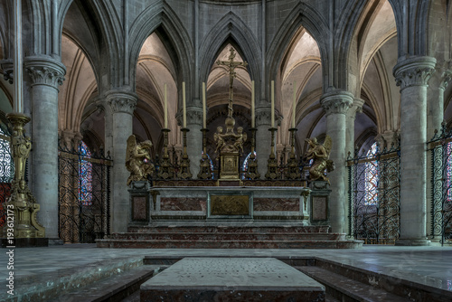 Architecture and sights of the tourist city of France Caen