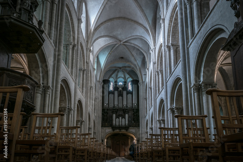 Architecture and sights of the tourist city of France Caen