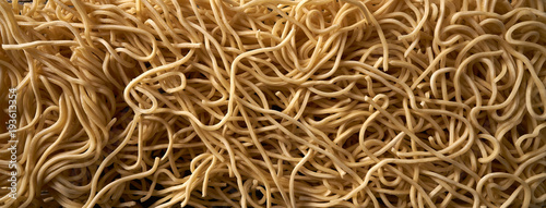 Chow mein noodles asian pasta macro