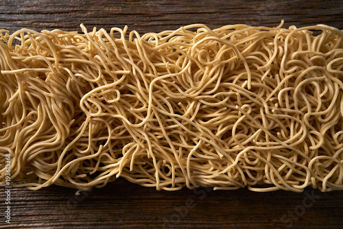 Chow mein noodles asian pasta macro © lunamarina