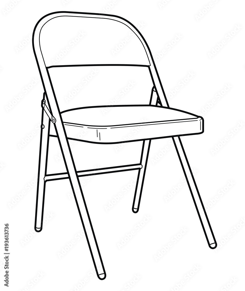 Pen Pencil PaperDraw Contour drawing of a chair  Contour drawing  Drawing furniture Chair drawing