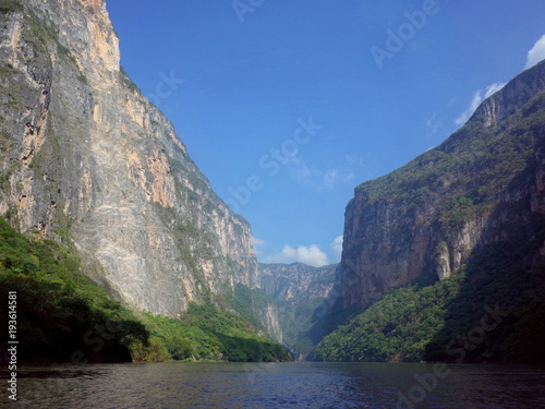 Sumidero Canyon in Chiapas State in southern Mexico photo