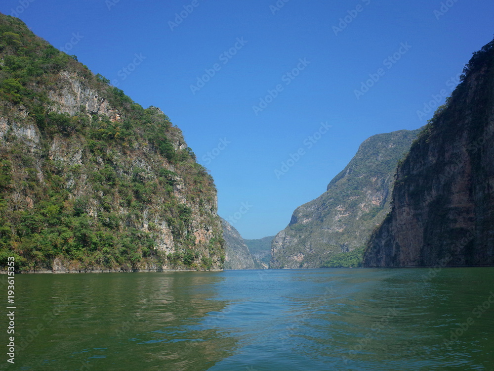 Sumidero Canyon in Chiapas State in southern Mexico