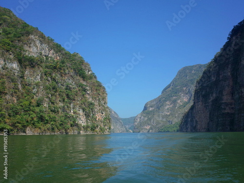 Sumidero Canyon in Chiapas State in southern Mexico