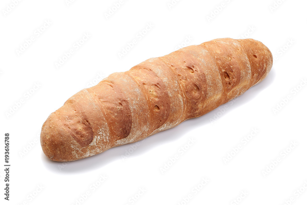a loaf of white unleavened bread close-up on a white background a loaf of white unleavened bread close-up on a white background