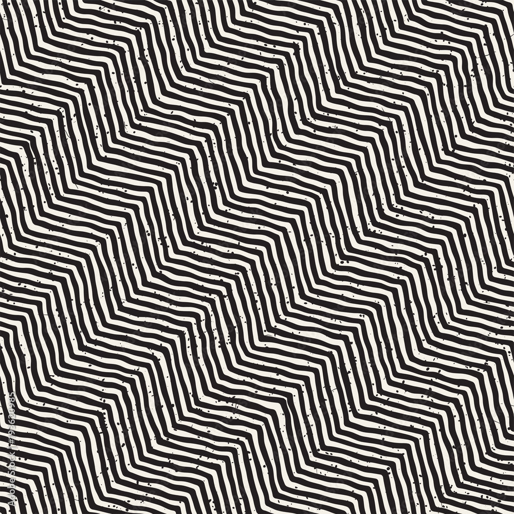 Hand drawn style seamless pattern. Abstract geometric tiling background in black and white. Vector doodle line lattice Hand drawn style seamless pattern. Abstract geometric tiling background in black and white. Vector doodle line lattice