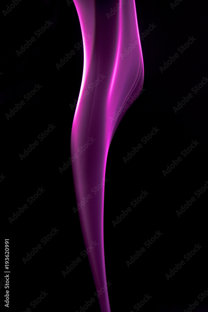 Naklejka premium shape with incense smoke