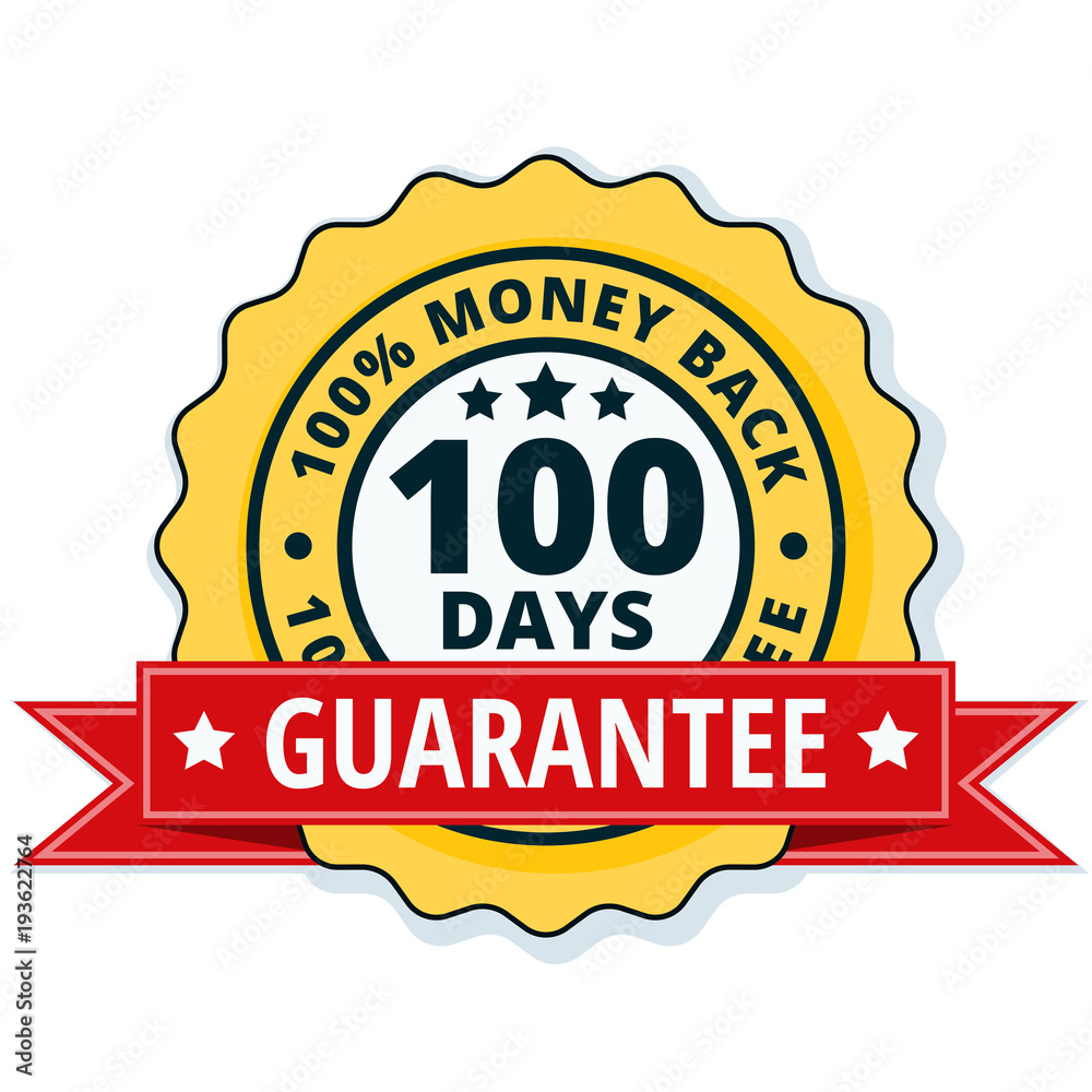 100 Days Money Back illustration 100 Days Money Back illustration