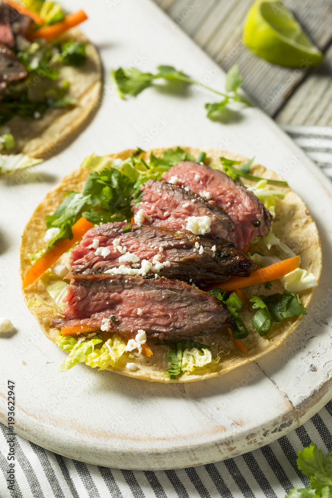 Homemade Korean Steak Tacos