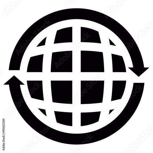 Isolated globe icon