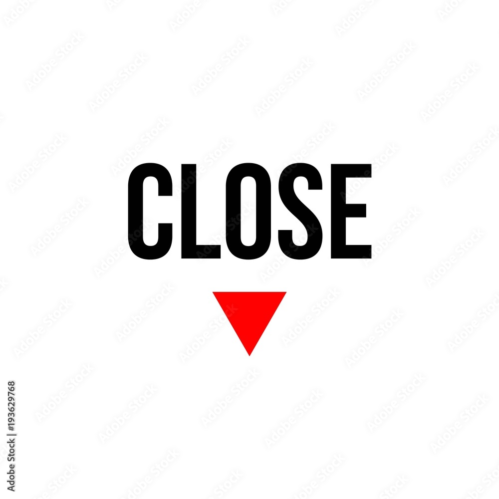 Close Vector Template Design Close Vector Template Design