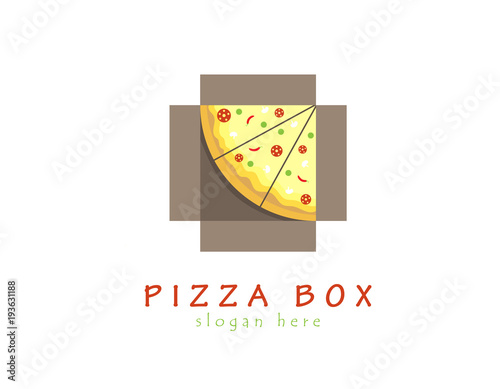 Pizza box logo
